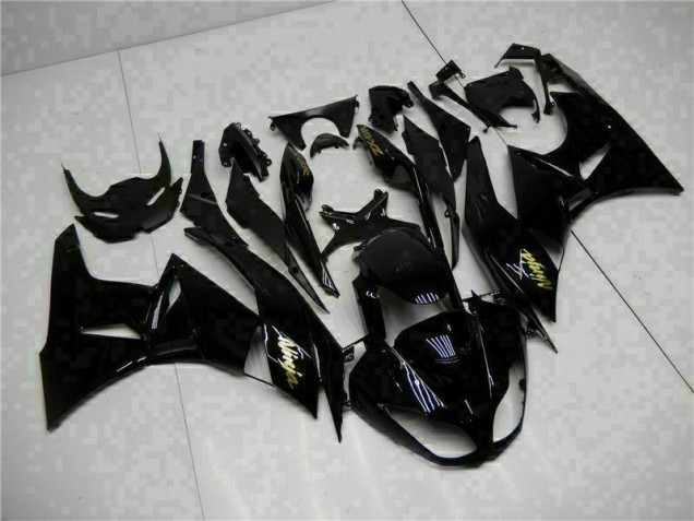 Negro Oro Ninja Carenado Kawasaki ZX6R 2009-2012 Negro Oro Ninja Carenado Kawasaki ZX6R 2009-2012