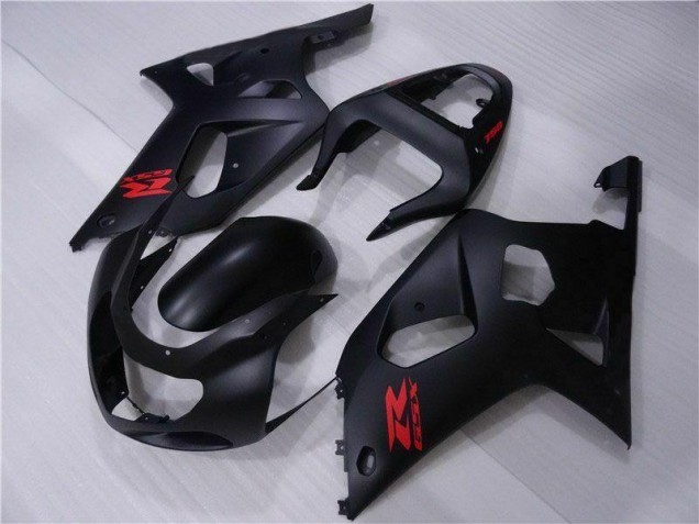 Negro Plástica Suzuki GSXR 600 / 750 K1 K2 K3 2001-2003
