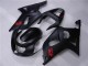 Negro Plástica Suzuki GSXR 600 / 750 K1 K2 K3 2001-2003