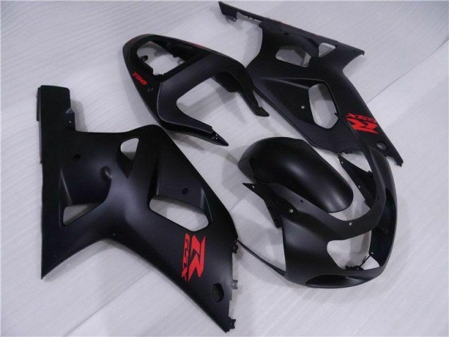 Negro Plástica Suzuki GSXR 600 / 750 K1 K2 K3 2001-2003