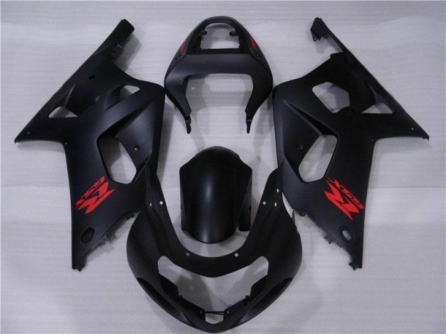 Negro Plástica Suzuki GSXR 600 / 750 K1 K2 K3 2001-2003