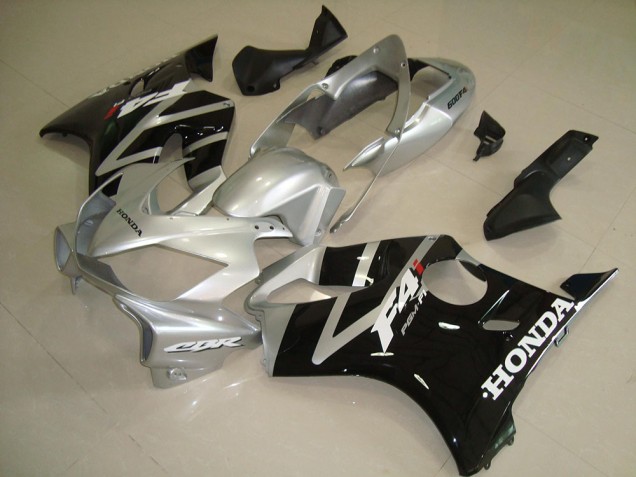 Negro Plata ABS Kits Carenado Honda CBR 600 F4i 2004-2007 Negro Plata ABS Kits Carenado Honda CBR 600 F4i 2004-2007