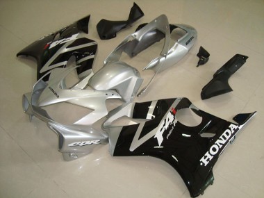Negro Plata ABS Plásticos Honda CBR 600 F4i 2004-2007