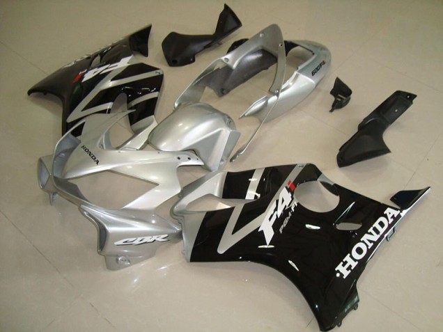 Negro Plata ABS Plásticos Honda CBR 600 F4i 2004-2007