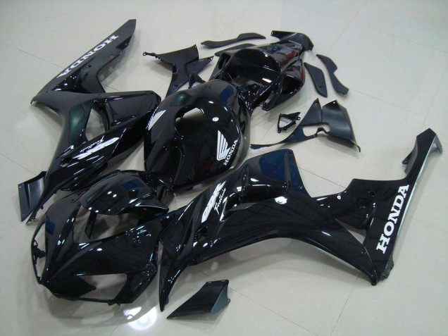 Negro Plata Calcomanías Carenado Honda CBR 1000 RR 2006-2007 Negro Plata Calcomanías Carenado Honda CBR 1000 RR 2006-2007
