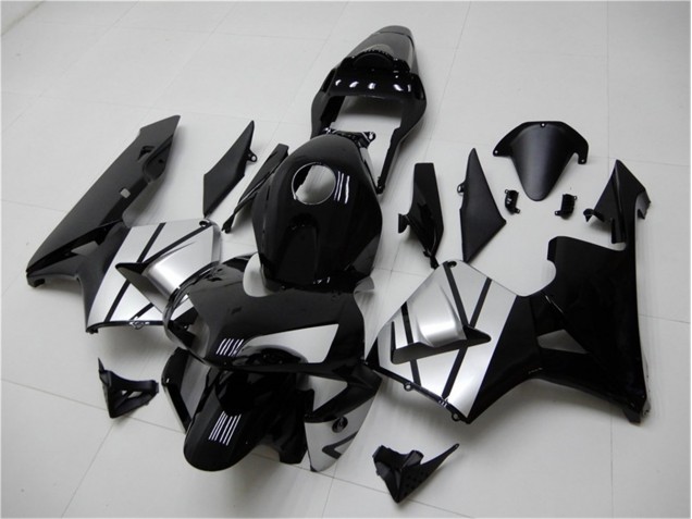 Negro Plata Carenado Honda CBR 600 RR 2003-2004 Negro Plata Carenado Honda CBR 600 RR 2003-2004