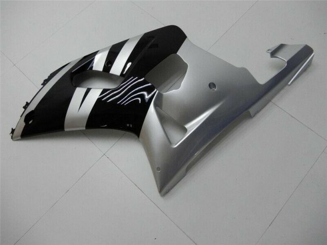 Negro Plata Carenado & Plástico Suzuki GSXR 600 / 750 K1 K2 K3 2001-2003