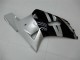 Negro Plata Carenado & Plástico Suzuki GSXR 600 / 750 K1 K2 K3 2001-2003