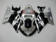 Negro Plata Carenado & Plástico Suzuki GSXR 600 / 750 K1 K2 K3 2001-2003