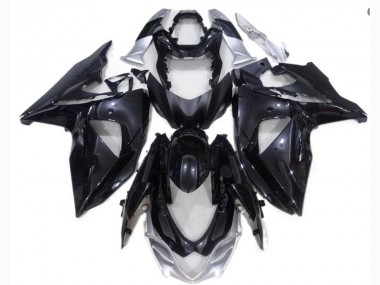 Negro Plata Carenado Suzuki GSXR 1000 K9 2009-2016
