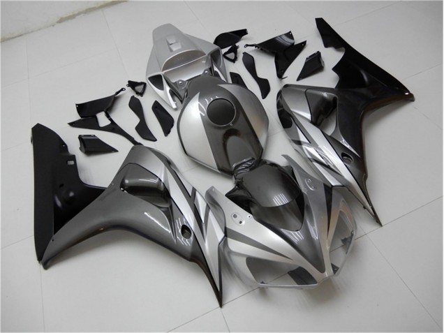 Negro Plata Gris Carenado Honda CBR 1000 RR 2006-2007 Negro Plata Gris Carenado Honda CBR 1000 RR 2006-2007