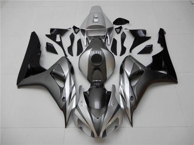 Negro Plata Gris Carenado Honda CBR 1000 RR 2006-2007 Negro Plata Gris Carenado Honda CBR 1000 RR 2006-2007