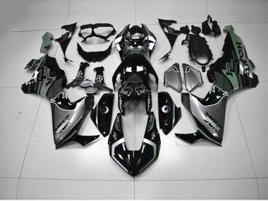 Negro Plata HRC Carenado Honda CBR 1000 RR 2017-2023