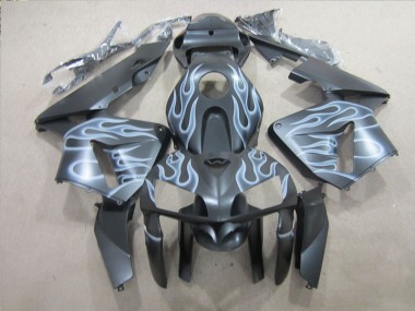 Negro Plata Llama Carenado Honda CBR 600 RR 2005-2006