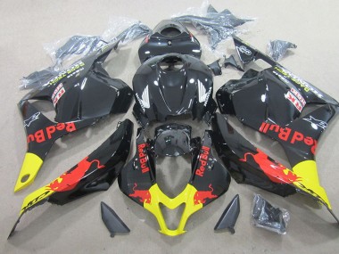 Negro Red Bull ABS Plástica Honda CBR 600 RR 2009-2012