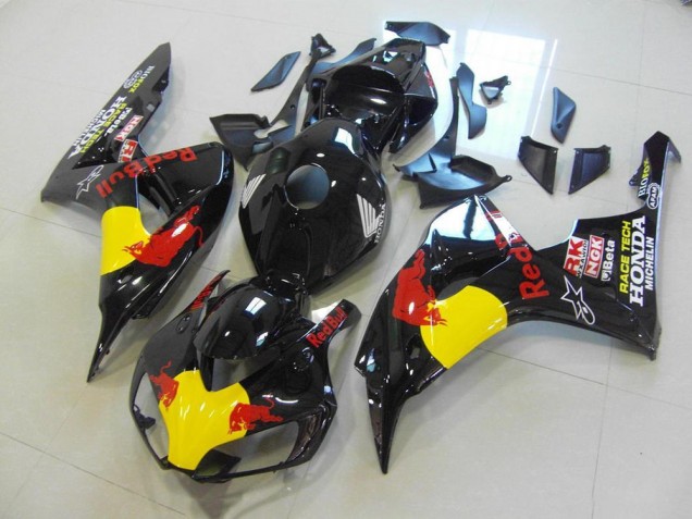 Negro Red Bull Kits ABS Carenado Honda CBR 1000 RR 2006-2007 Negro Red Bull Kits ABS Carenado Honda CBR 1000 RR 2006-2007