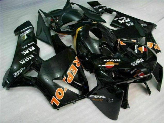 Negro Repsol Kits Completo Carenado ABS Honda CBR 600 RR 2005-2006