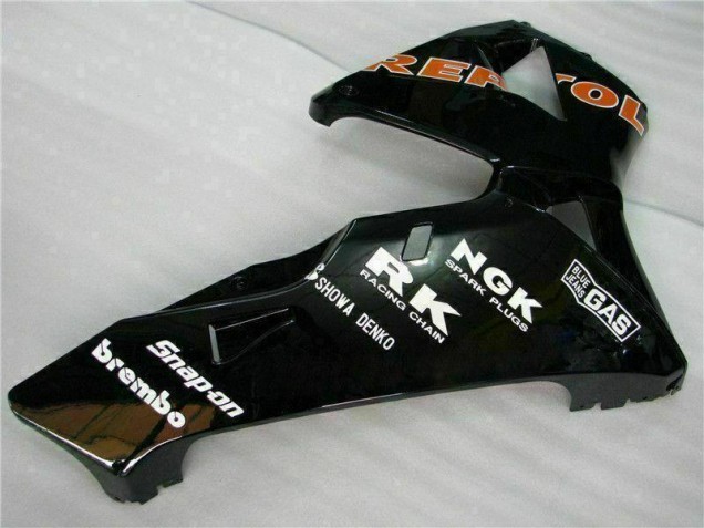 Negro Repsol Kits Completo Carenado ABS Honda CBR 600 RR 2005-2006