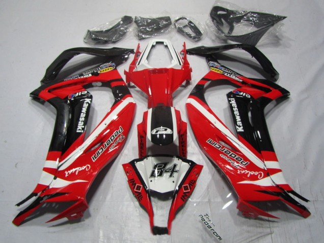 Negro Rojo 84 Carenado Kawasaki ZX10R 2011-2015 Negro Rojo 84 Carenado Kawasaki ZX10R 2011-2015