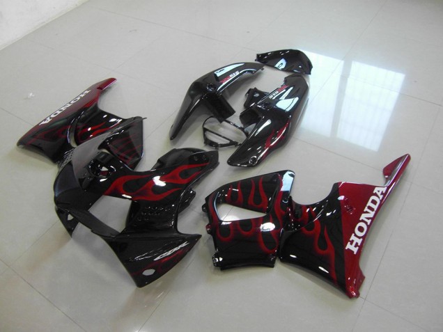 Negro Rojo ABS Plásticos Honda CBR 900 RR 919 1998-1999 Negro Rojo ABS Plásticos Honda CBR 900 RR 919 1998-1999
