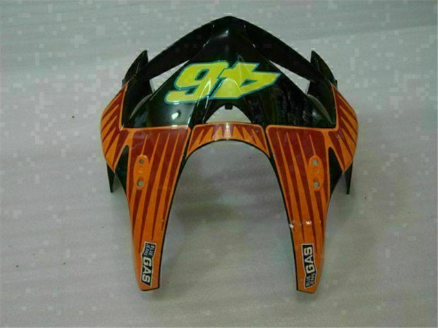 Negro Rojo Amarillo 46 Carenado Honda CBR 600 RR 2005-2006