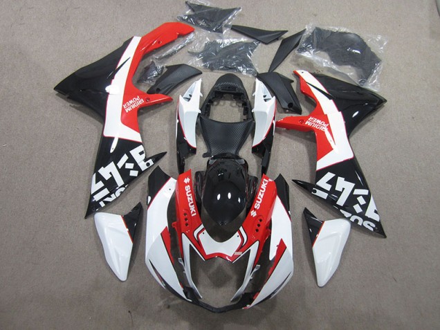 Negro Rojo Blanco Carenado Suzuki GSXR 600 K11 2011-2021 Negro Rojo Blanco Carenado Suzuki GSXR 600 K11 2011-2021