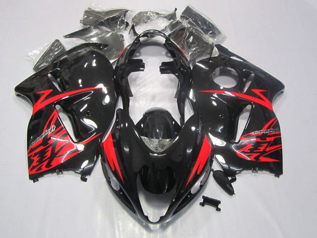 Negro Rojo Carenado Suzuki GSXR 1300 Hayabusa 1996-2007 Negro Rojo Carenado Suzuki GSXR 1300 Hayabusa 1996-2007