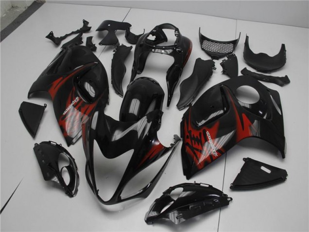 Negro Rojo Carenado Suzuki GSXR 1300 Hayabusa 2008-2019 Negro Rojo Carenado Suzuki GSXR 1300 Hayabusa 2008-2019