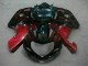 Negro Rojo Carenado Suzuki GSXR 600 / 750 K1 K2 K3 2001-2003 Negro Rojo Carenado Suzuki GSXR 600 / 750 K1 K2 K3 2001-2003
