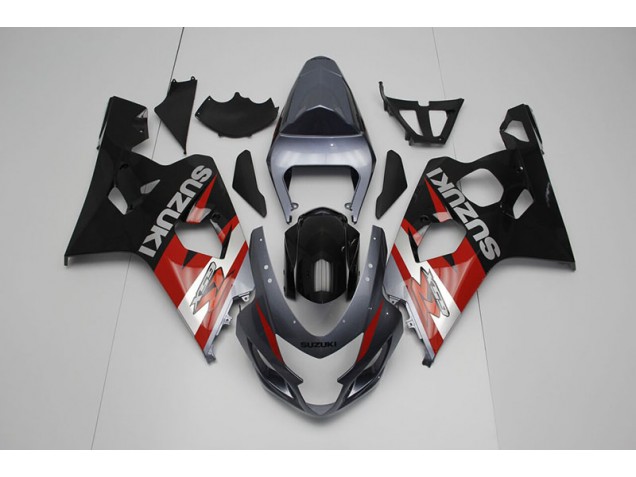 Negro Rojo Carenado Suzuki GSXR 750 K4 2004-2005 Negro Rojo Carenado Suzuki GSXR 750 K4 2004-2005