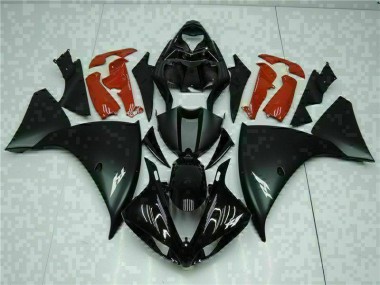 Negro Rojo Carrocería Yamaha R1 2009-2011