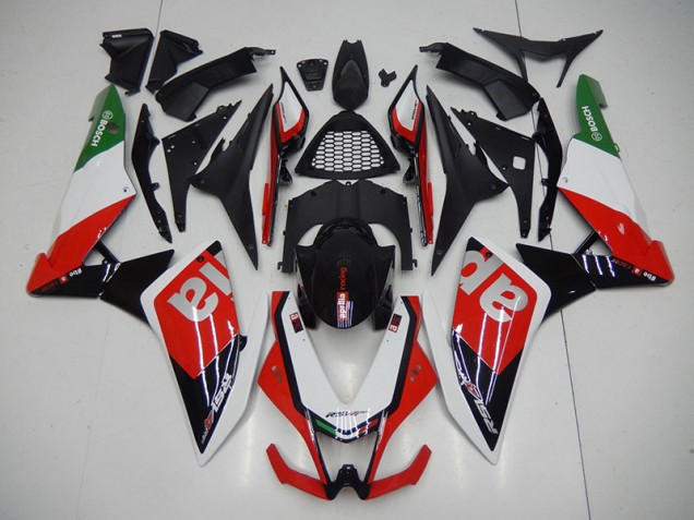 Negro Rojo Kit Carenado Aprilia RSV4 2009-2015 Negro Rojo Kit Carenado Aprilia RSV4 2009-2015