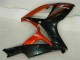 Negro Rojo Kits Completo Carenado Suzuki GSXR 600 / 750 K6 2006-2007