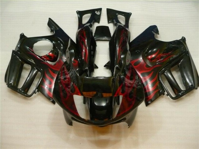 Negro Rojo Llama Carrocería Honda CBR 600 F3 1995-1998 Negro Rojo Llama Carrocería Honda CBR 600 F3 1995-1998
