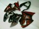 Negro Rojo Llama Kit Completo Carenado Kawasaki ZX6R 2000-2002 Negro Rojo Llama Kit Completo Carenado Kawasaki ZX6R 2000-2002