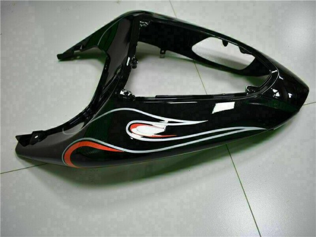 Negro Rojo Llama Kits Completo Carenado Kawasaki ZX10R 2006-2007