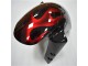 Negro Rojo Llama Plástico Yamaha R6 2003-2005
