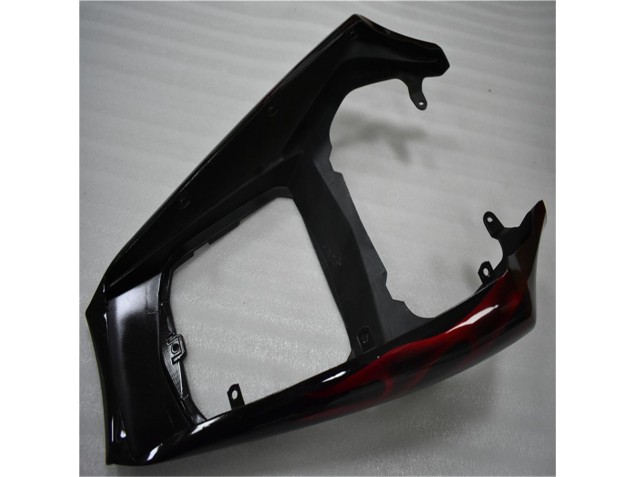 Negro Rojo Llama Plástico Yamaha R6 2003-2005