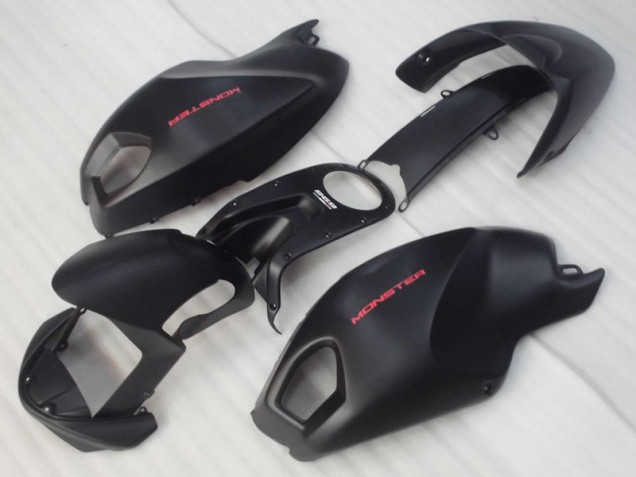 Negro Rojo Monster Inyección Kits Carenado Ducati Monster 696 2008-2012 Negro Rojo Monster Inyección Kits Carenado Ducati Monster 696 2008-2012