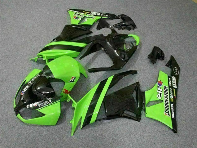 Negro Verde 3M Touch4 Carenado Kawasaki ZX6R 2009-2012