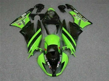 Negro Verde 3M Touch4 Carenado Kawasaki ZX6R 2009-2012