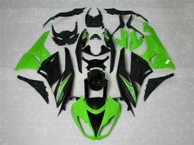 Negro Verde 636 Carenado Kawasaki ZX6R 2009-2012