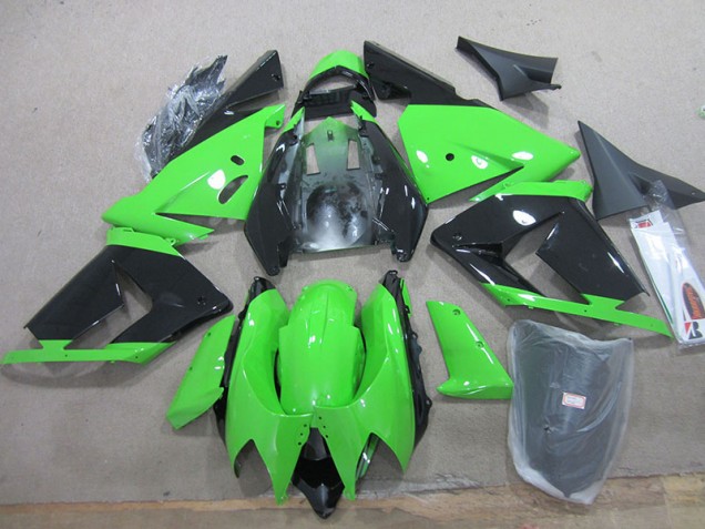 Negro Verde Carenado Kawasaki ZX10R 2003-2005 Negro Verde Carenado Kawasaki ZX10R 2003-2005