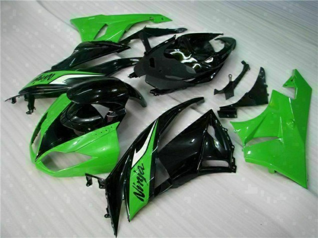 Negro Verde Carenado & Plástico Kawasaki ZX6R 2009-2012 Negro Verde Carenado & Plástico Kawasaki ZX6R 2009-2012