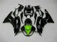 Negro Verde Kits Carenado Kawasaki ZX6R 2009-2012 Negro Verde Kits Carenado Kawasaki ZX6R 2009-2012