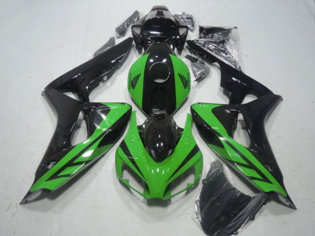Negro Verde Kits Completo Carenado Honda CBR 1000 RR 2006-2007 Negro Verde Kits Completo Carenado Honda CBR 1000 RR 2006-2007
