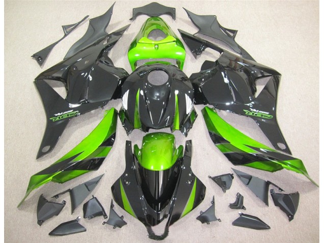Negro Verde Kits Completo Carenado Honda CBR 600 RR 2009-2012 Negro Verde Kits Completo Carenado Honda CBR 600 RR 2009-2012