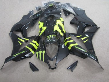 Negro Verde Monster Carenado Honda CBR 600 RR 2007-2008