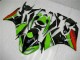 Negro Verde Roja Carenado Kawasaki ZX6R 2009-2012 Negro Verde Roja Carenado Kawasaki ZX6R 2009-2012