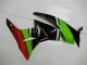 Negro Verde Roja Carenado Kawasaki ZX6R 2009-2012 Negro Verde Roja Carenado Kawasaki ZX6R 2009-2012